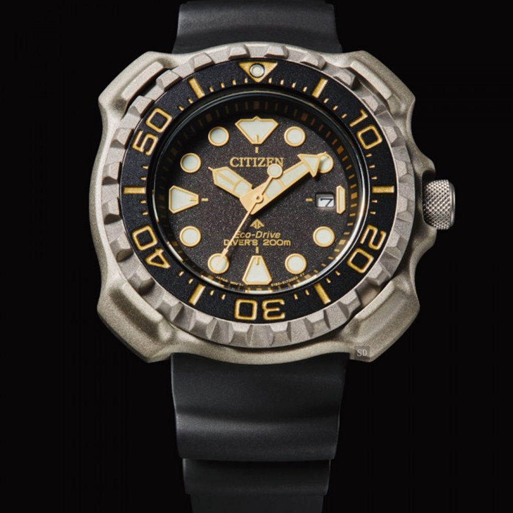 【CITIZEN】星辰 PROMASTER 鈦金屬 200米潛水錶 BN0220-16E 光動能男錶 45.8mm 黑