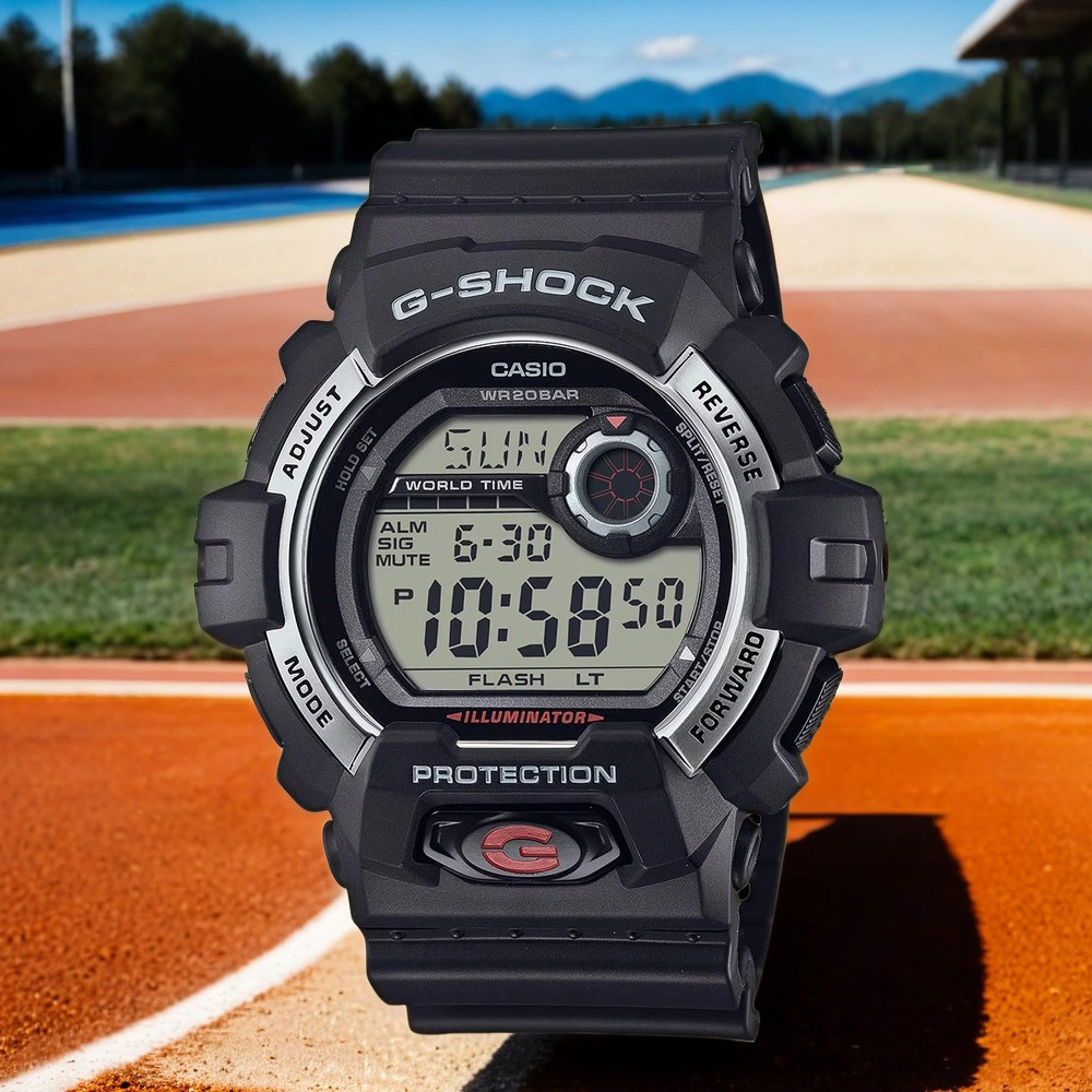 CASIO 卡西歐 G-SHOCK 大螢幕電子錶 學生錶(G-8900S-1)