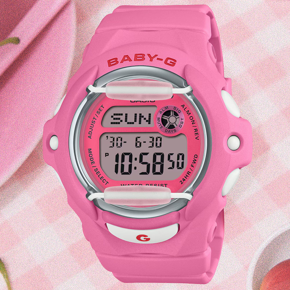 CASIO卡西歐 BABY-G 甜美時尚 電子腕錶 BG-169CH-4