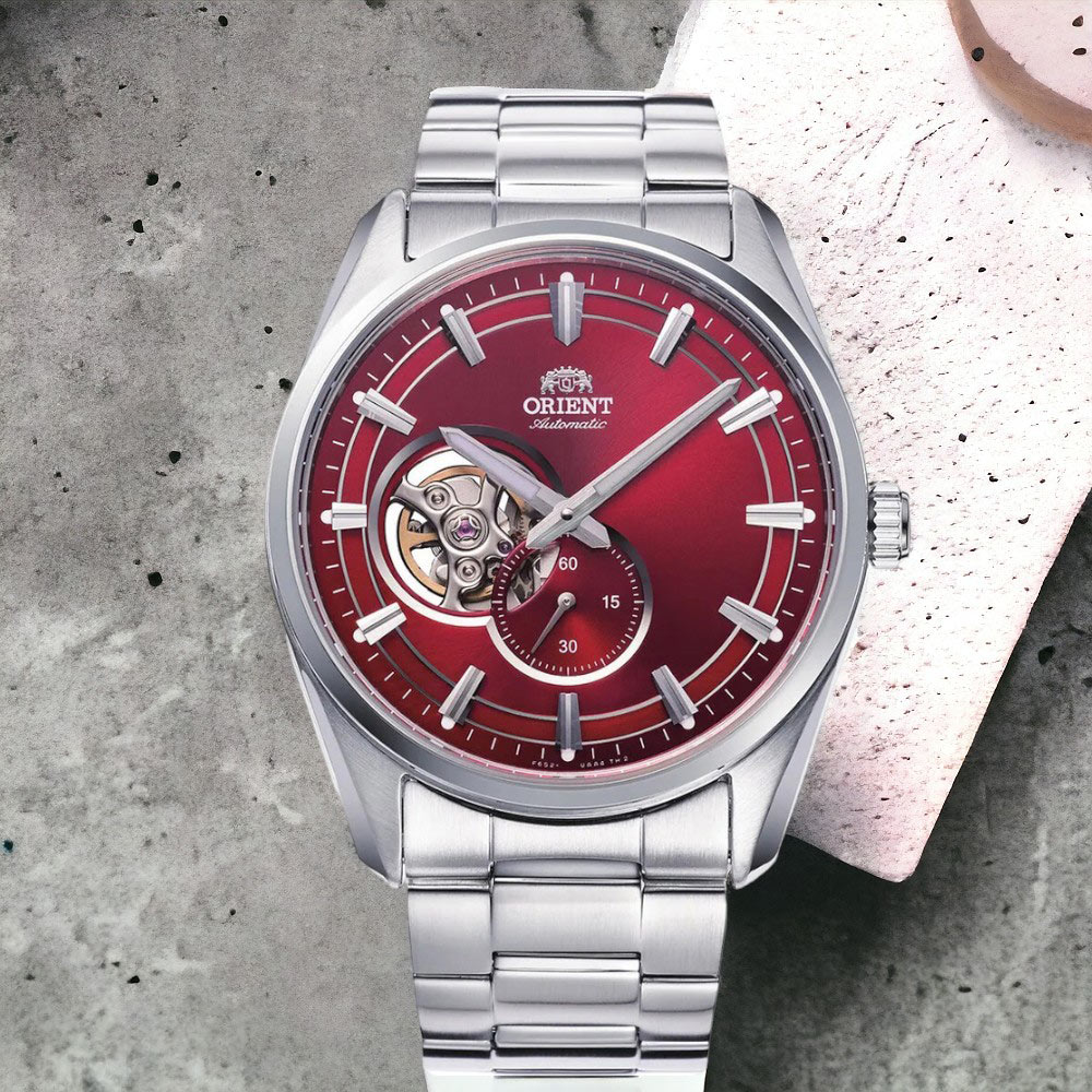 ORIENT 東方錶 Semi-Skeleton 系列 鏤空 小秒針 機械錶 紅色 RA-AR0010R-藍寶石 手錶 男錶