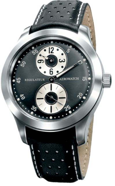 AEROWATCH 瑞士愛羅錶 三針一線機械錶款 - A66909 AA01
