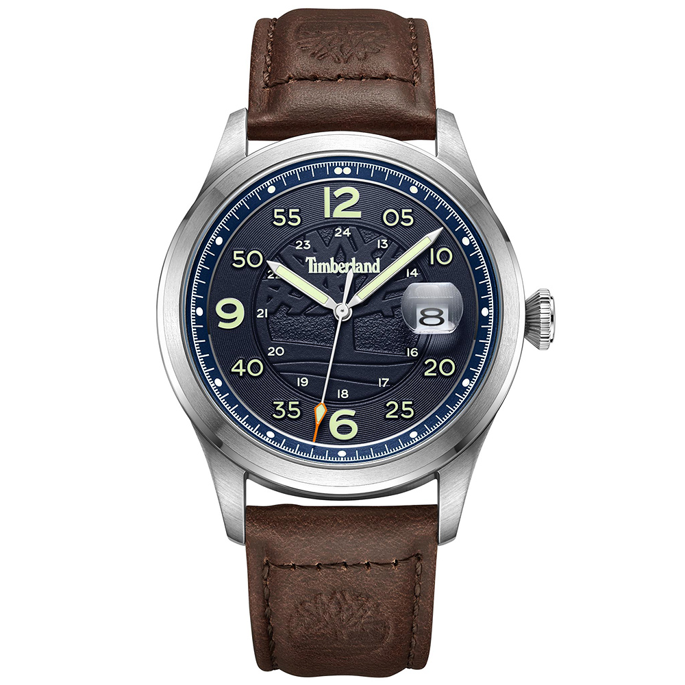 Timberland 天柏嵐 CORNWALL系列 經典復刻石英錶-藍面/42mm TDWGB2237502