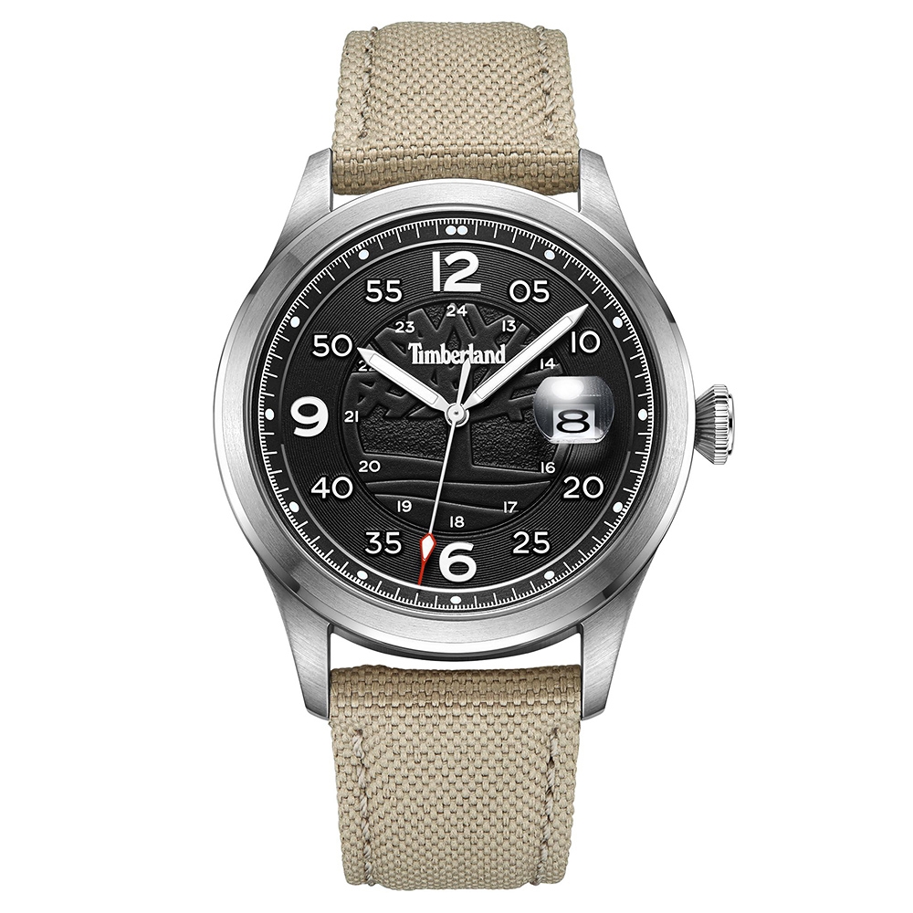 Timberland 天柏嵐 CORNWALL系列 經典復刻石英錶-黑面/42mm/TDWGN2237506