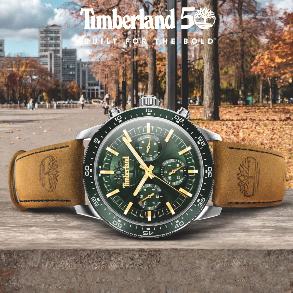 Timberland 天柏嵐 廣告款 Parkman 多功能手錶/44mm TDWGF0029001