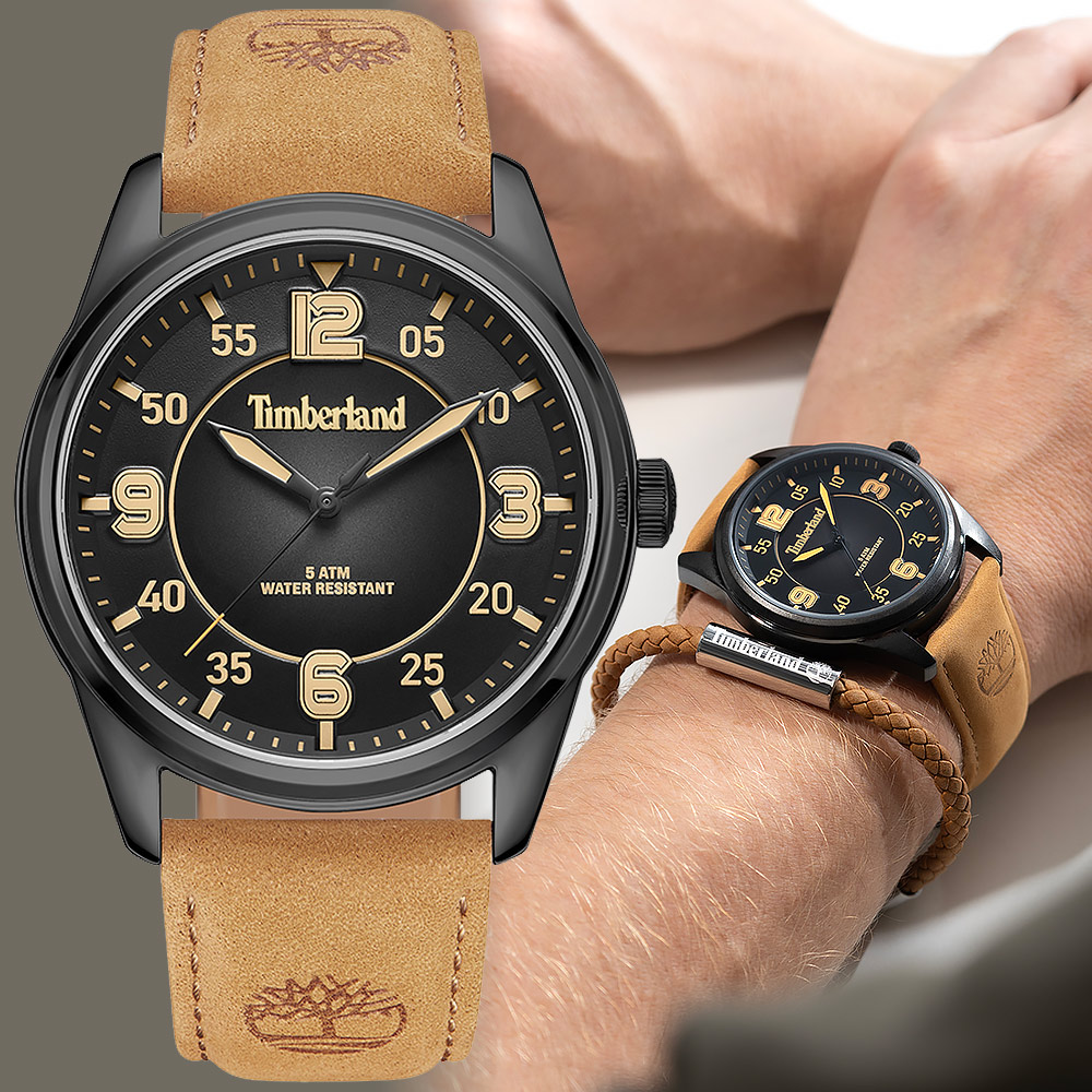 Timberland 天柏嵐 經典大三針手錶-45mm TDWGA0040903