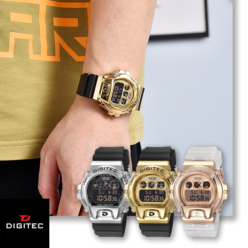DIGITEC 數碼科技 DG-5078T 高貴運動風格多功能防水電子錶