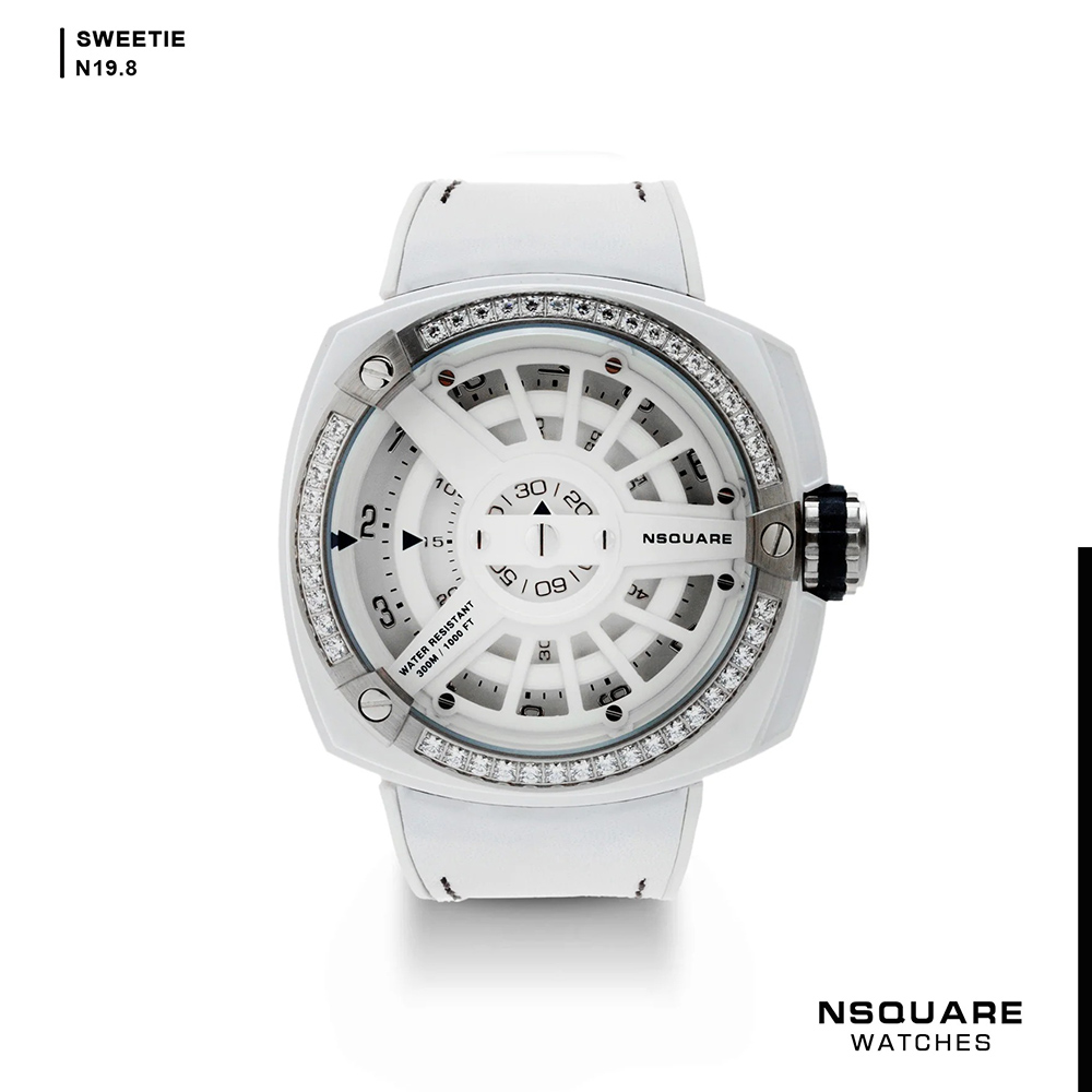 【NSQUARE】【愛時】Sweetie Quartz Watch甜美系列 三層指針超大錶面石英錶 G0369-N19.8