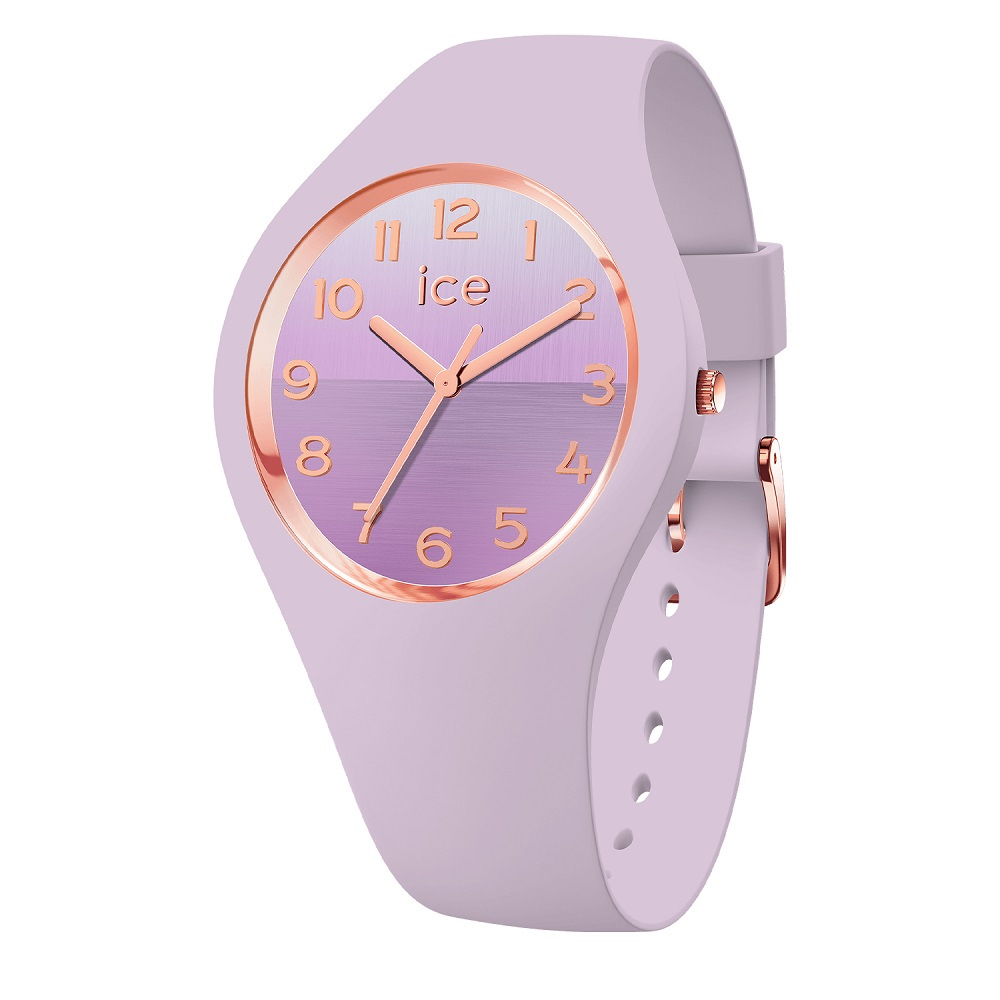 【Ice Watch】地平線漸層系列 超薄矽膠錶帶 40mm 3H-淡紫色