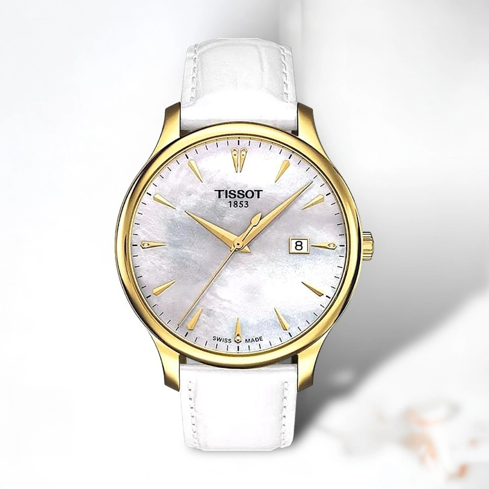 TISSOT 天梭 T-Classic T經典系列 T0636103611600 珍珠母貝錶盤 石英腕錶