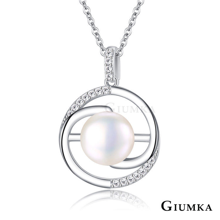 GIUMKA 天然淡水珍珠 祝福項鍊 MN09018-1
