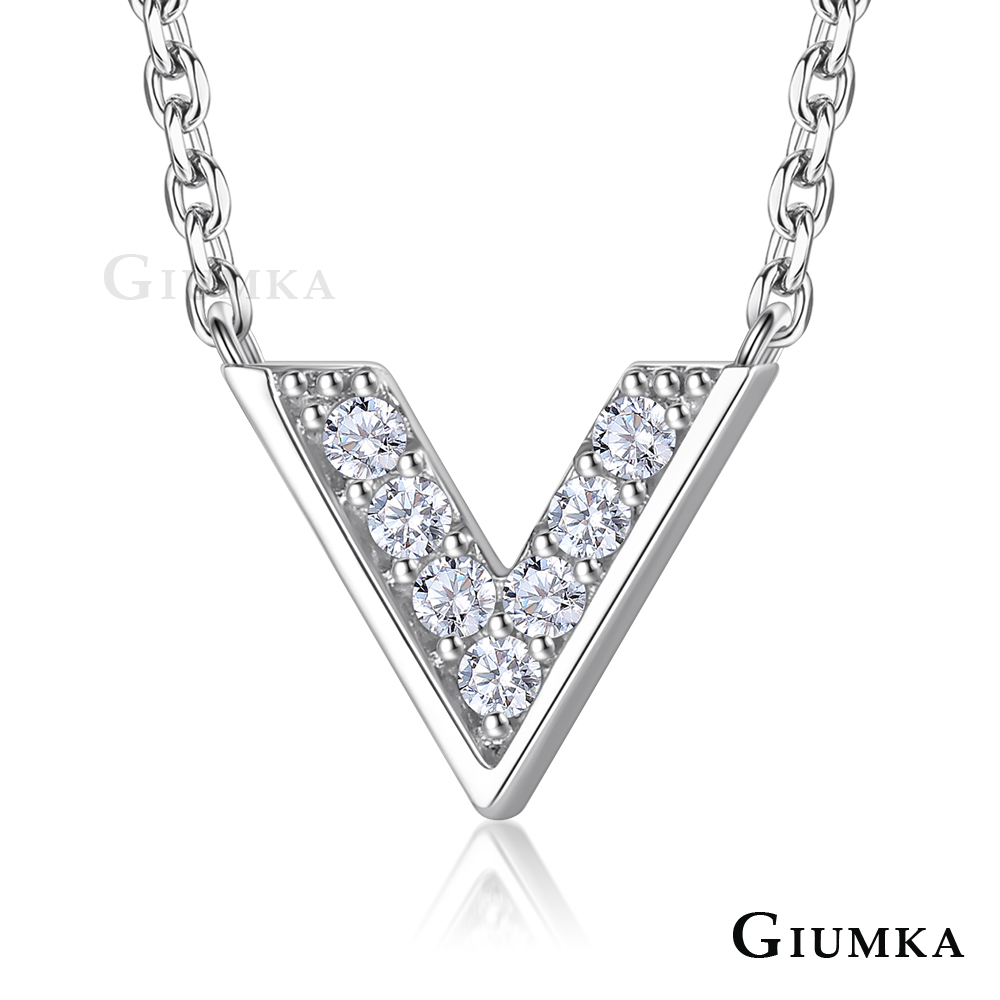GIUMKA 純銀項鍊 永恆之約 銀色款 MNS20031-1