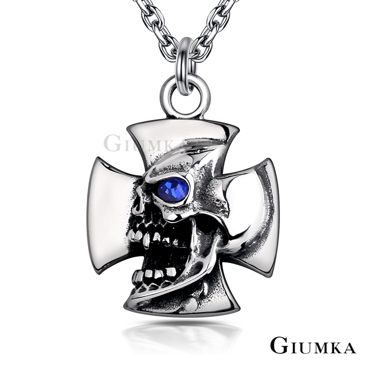 GIUMKA 惡魔系列 詛咒 白鋼項鍊 MN08020