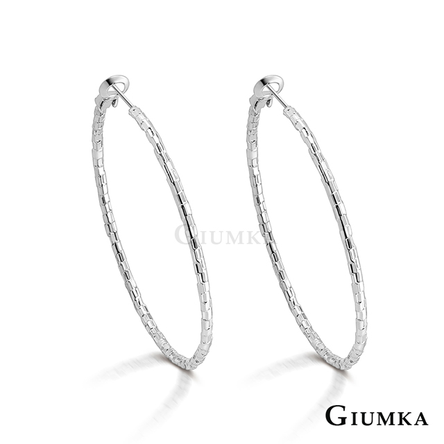GIUMKA 格紋圈圈耳針式耳環 多款任選 MF020009-1