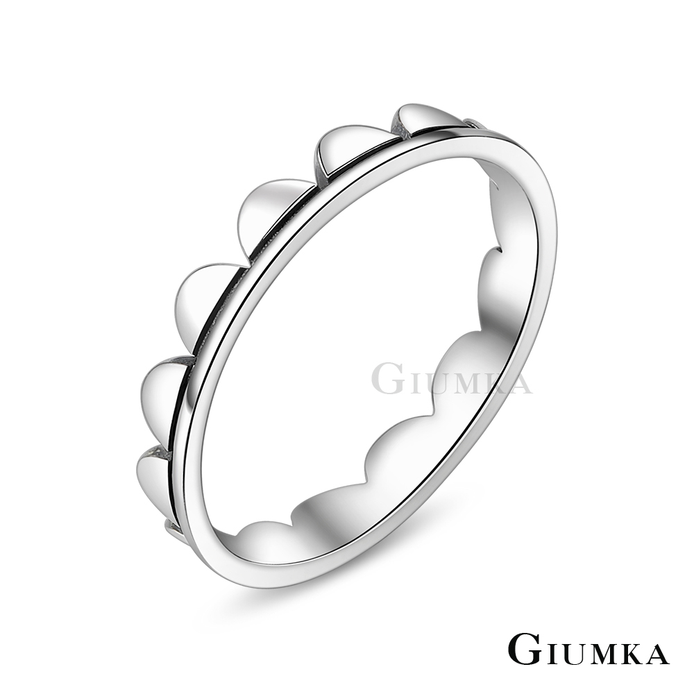GIUMKA．純銀戒指．防小人尾戒．波浪．MRS22027