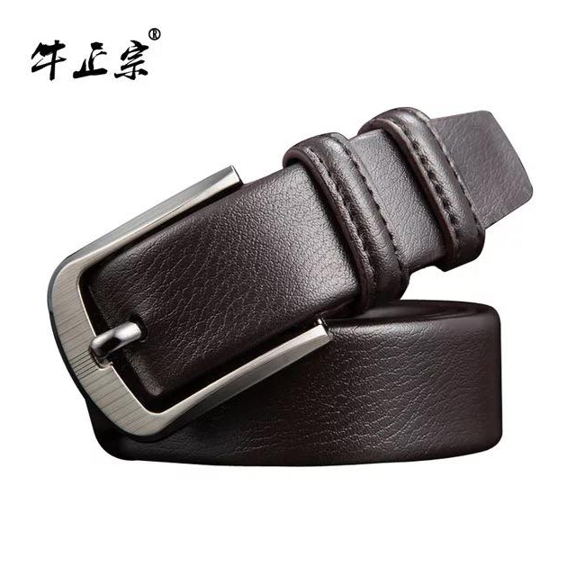 超纖防刮合成皮帶 黑與咖啡款