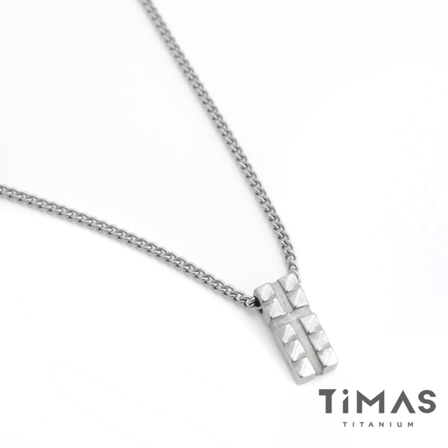 TiMAS《流行十字》純鈦項鍊(M02D)