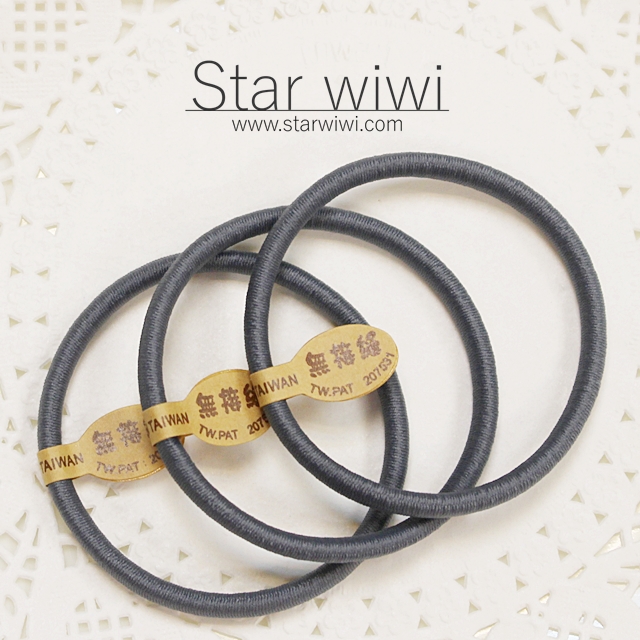 【Star wiwi】造型彈性綁髮髮圈《髮飾 • 髮束》《8入組》《灰色》