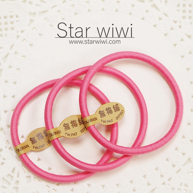 【Star wiwi】造型彈性綁髮髮圈《髮飾 • 髮束》《8入組》《粉紅色》