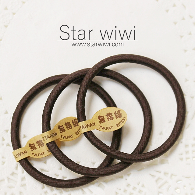 【Star wiwi】造型彈性綁髮髮圈《髮飾 • 髮束》《8入組》《深咖啡色》