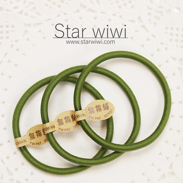 【Star wiwi】造型彈性綁髮髮圈《髮飾 • 髮束》《8入組》《綠色》