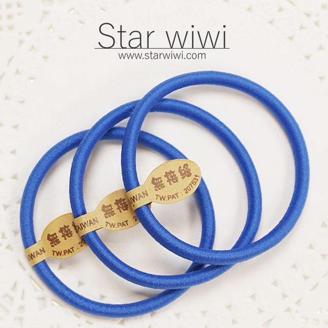 【Star wiwi】造型彈性綁髮髮圈《髮飾 • 髮束》《8入組》《藍色》