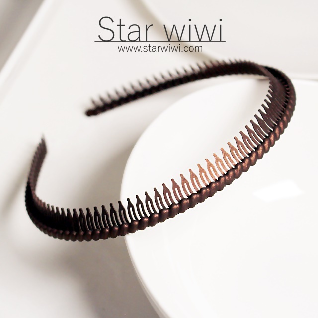 【Star wiwi】時尚風采齒梳髮箍《髮飾 • 髮箍》《2入組》《霧深棕色》