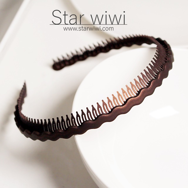 【Star wiwi】時尚波浪齒梳髮箍《髮飾 • 髮箍》《2入組》《霧深棕色》
