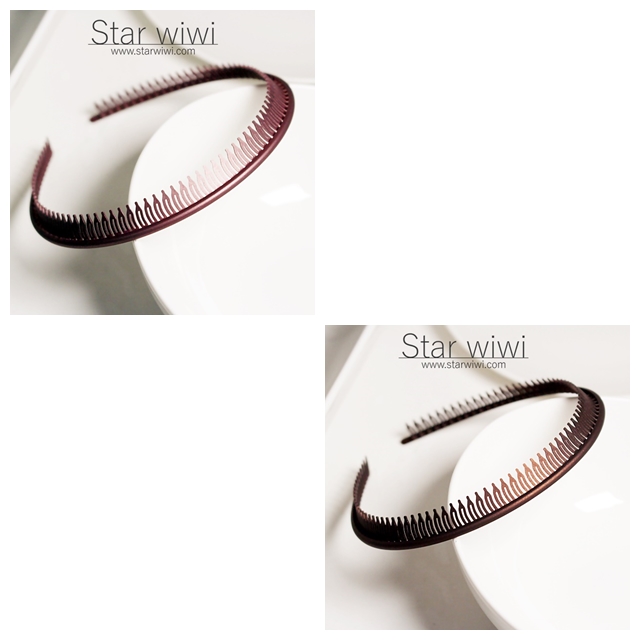 【Star wiwi】時尚風格齒梳髮箍《髮飾 • 髮箍》《2入組》《霧褐棕色 / 霧深棕色》