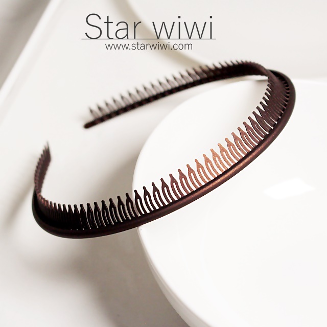 【Star wiwi】時尚風格齒梳髮箍《髮飾 • 髮箍》《2入組》《霧深棕色》