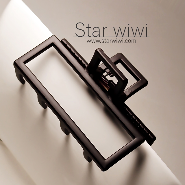 【Star wiwi】時尚簡約風格造型霧面大抓夾《2入組》《深棕色》 ( 髮飾 髮夾 鯊魚夾 )