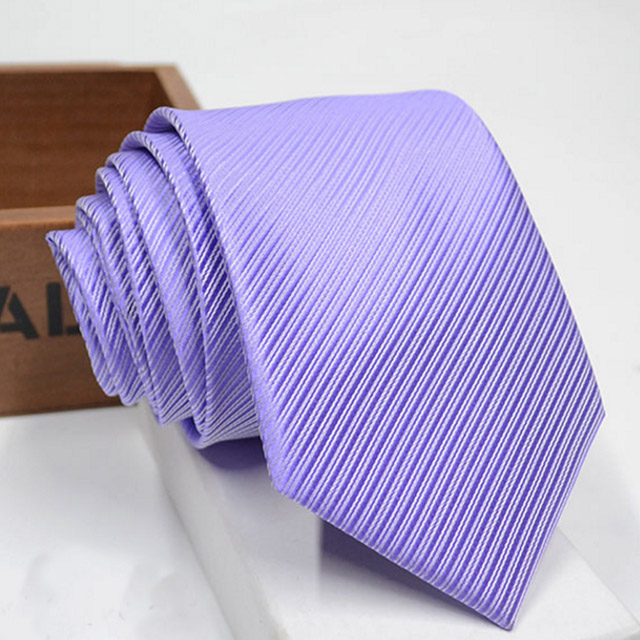 Laifuu拉福，防水領帶8cm寬版領帶手打領帶-淡紫