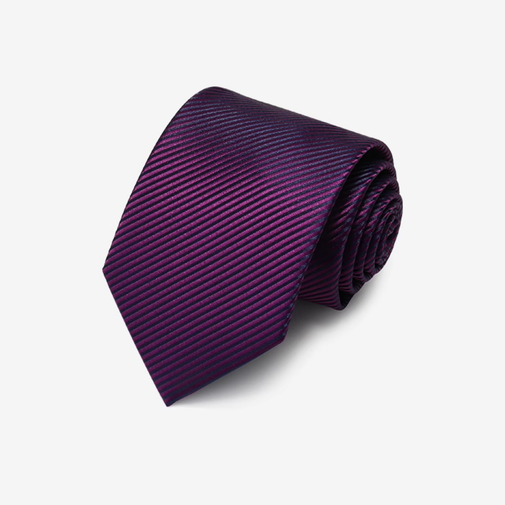 Laifuu.強尼8CM斜紋寬版領帶手打領帶