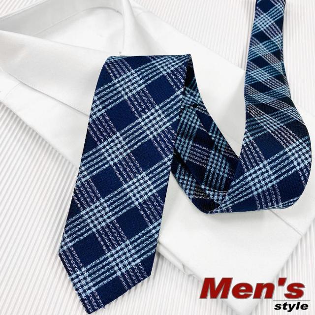 【vivi領帶家族】 流行窄版7cm領帶062908藍
