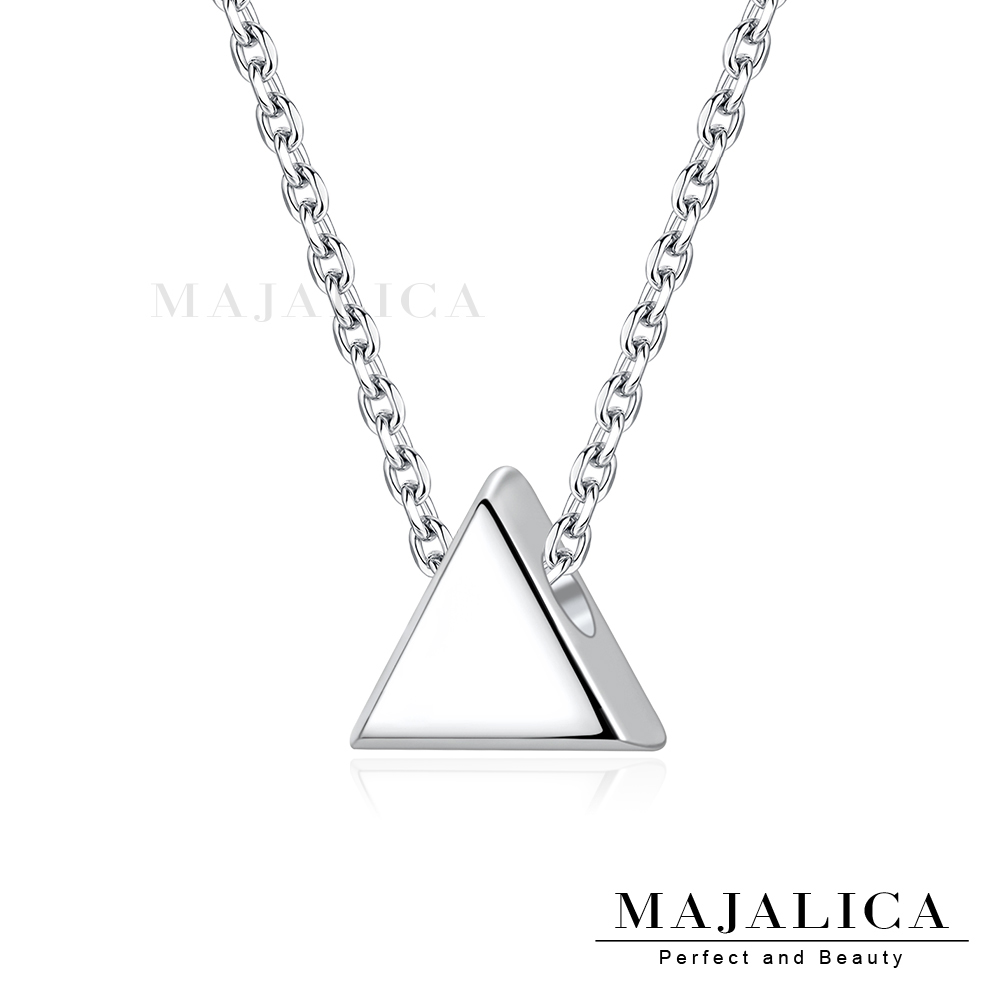 Majalica 925純銀項鍊 幾何三角 PN22025