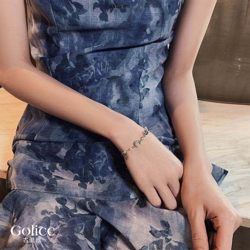 【Gulicc】古莉可 手鍊 星月鋯石珍珠手鍊