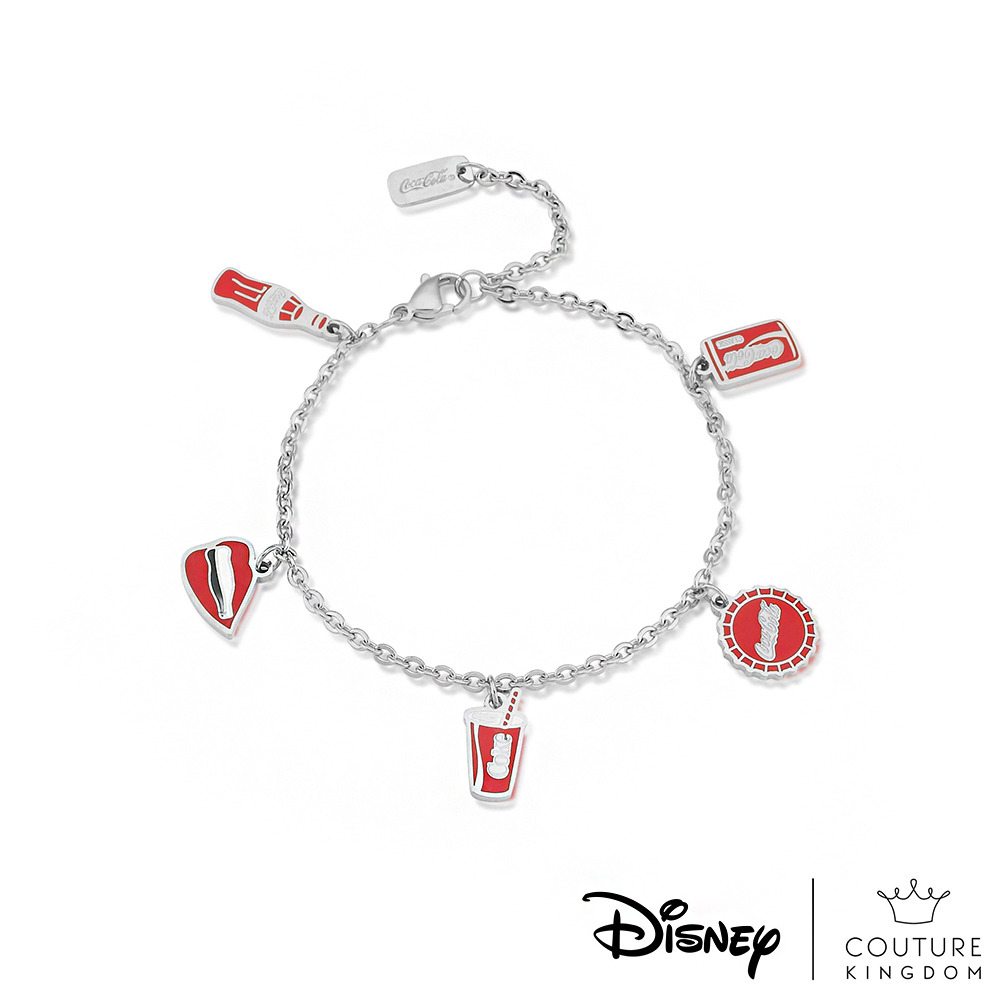 Disney Jewellery 迪士尼 Couture Kingdom 可口可樂系列經典墜飾鍍14K白金手鍊