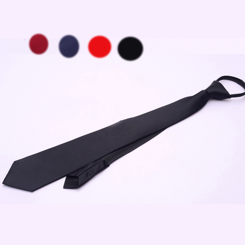 【拉福】經典款拉鍊領帶窄版領帶5CM領帶(多色)