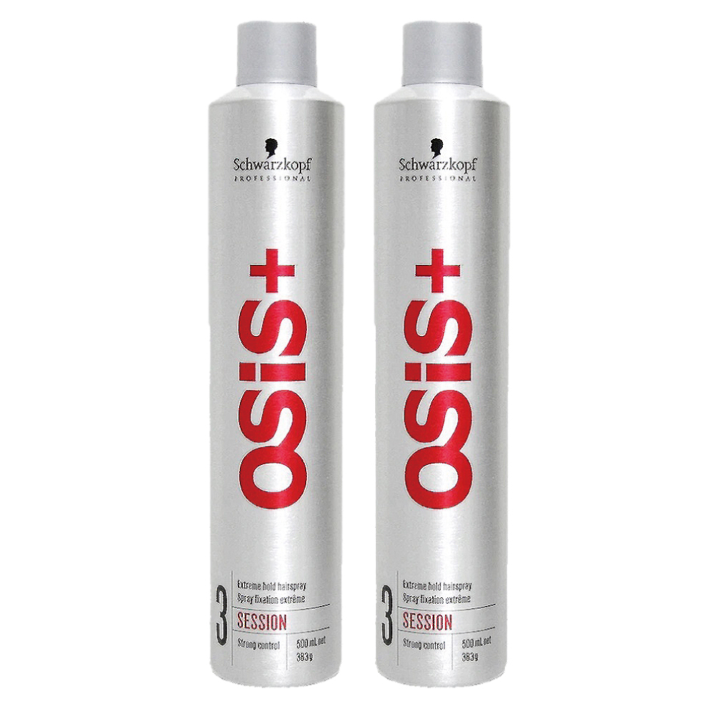 (2罐)德國施華蔻-OSiS+美髮造型噴霧-3號500ml/大銀罐