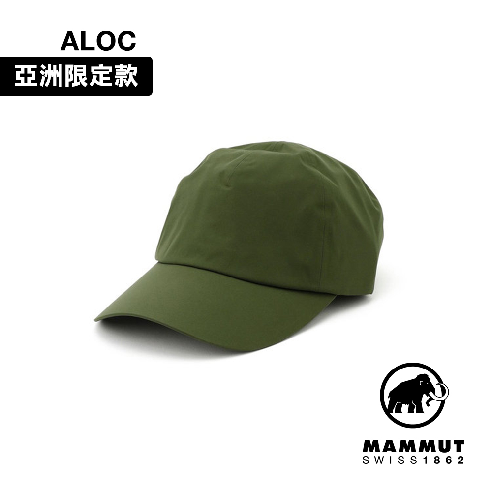 【Mammut 長毛象】Utility Gore-Tex Cap AF 防風防水可調式鴨舌帽 深沼澤綠 #1191-02070