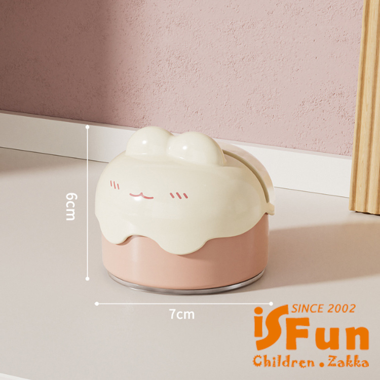 【iSFun】三秒速磨 吸盤萌耳磨刀器/顏色可選