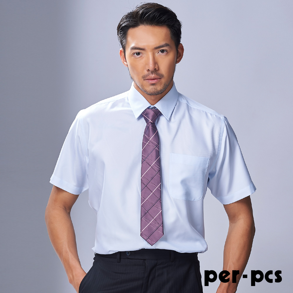 【per-pcs】微機能立挺版舒適短袖襯衫(716451)
