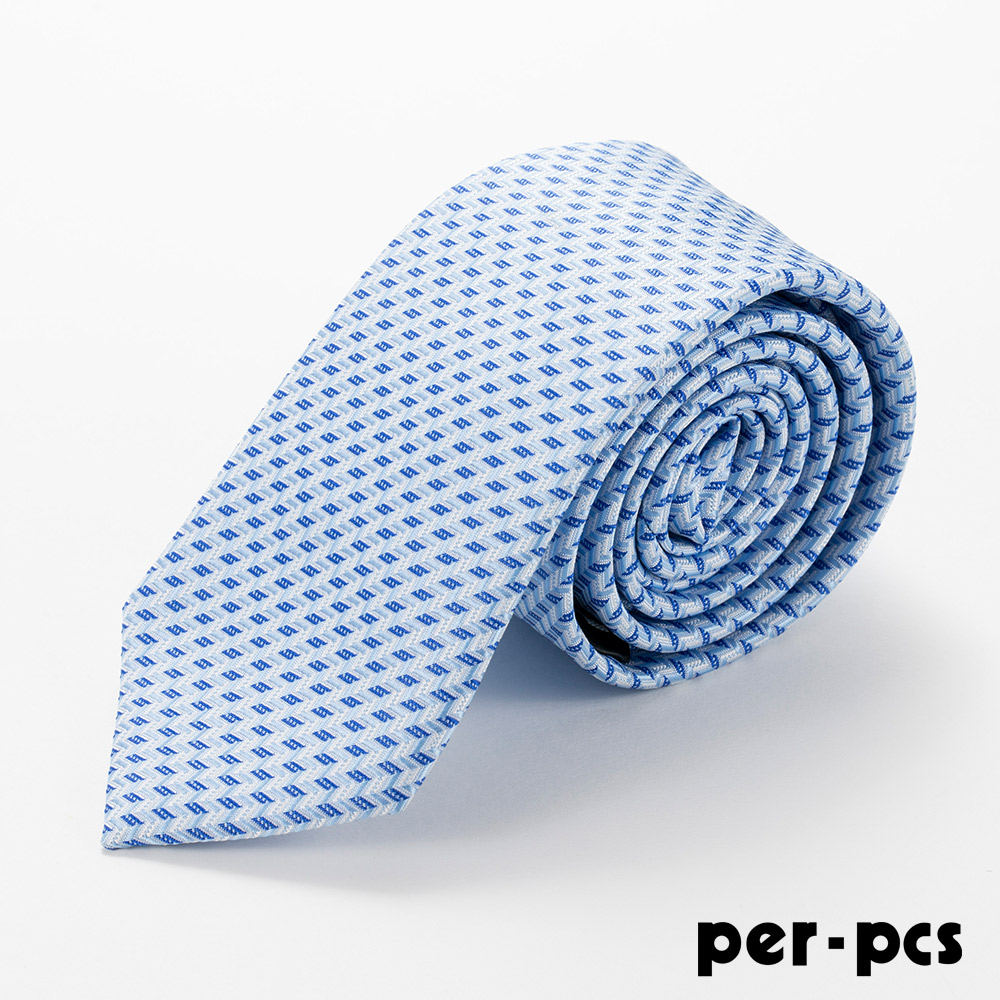 【per-pcs】優質品味型男領帶_淺藍(719003)