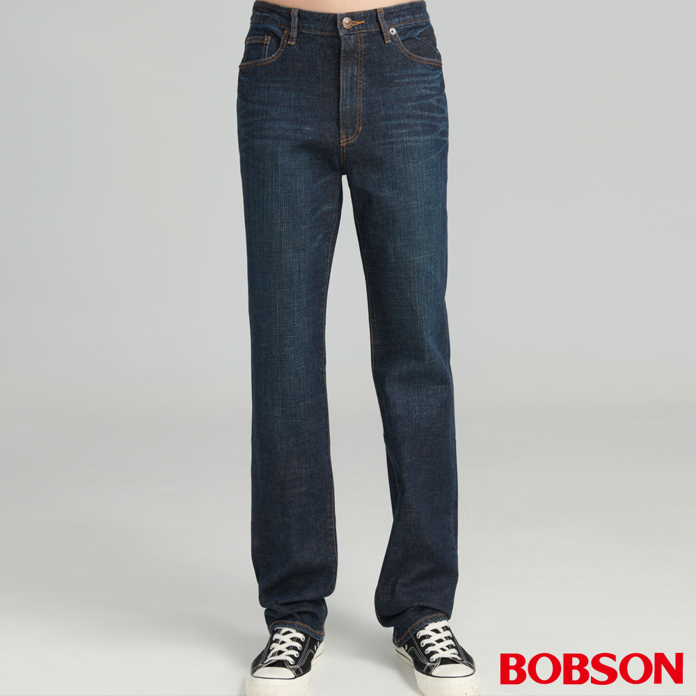 BOBSON 男款伸縮直筒褲 (7005-53)