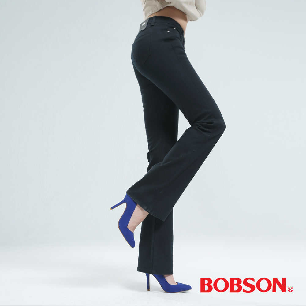 【BOBSON】女款[熱感IN小喇叭褲(9080-87)