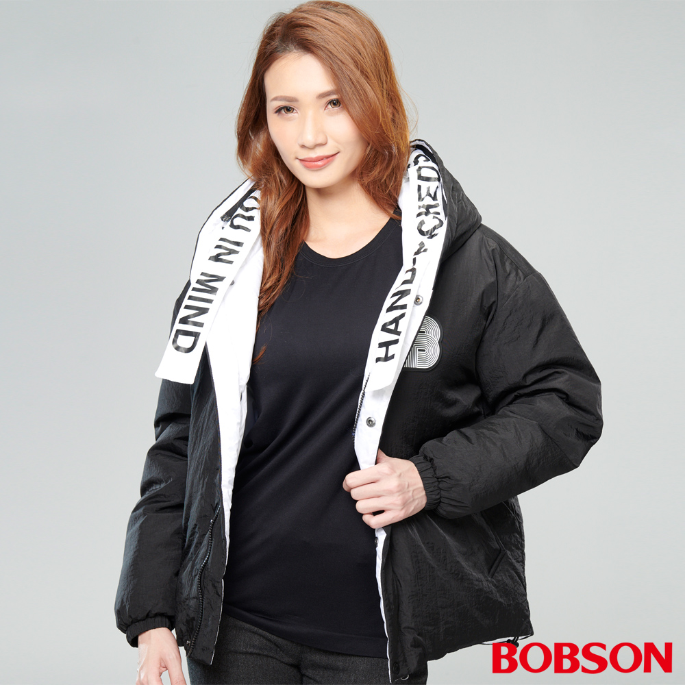 【BOBSON】女款連帽絲棉外套 (80102-88)