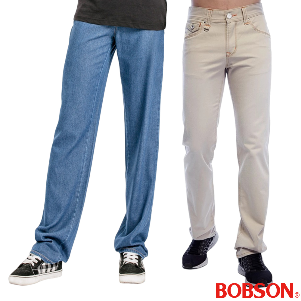 BOBSON 男款休閒百搭直筒褲 (六款任選)