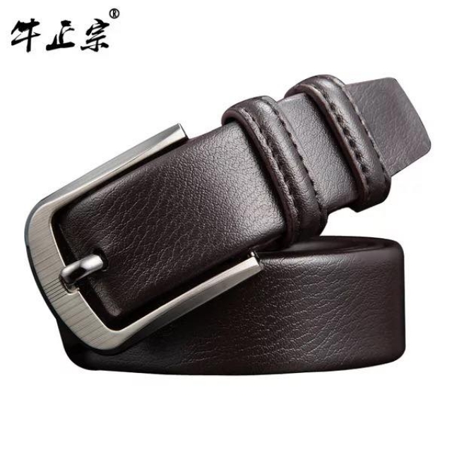 超纖防刮合成皮帶 黑與咖啡款