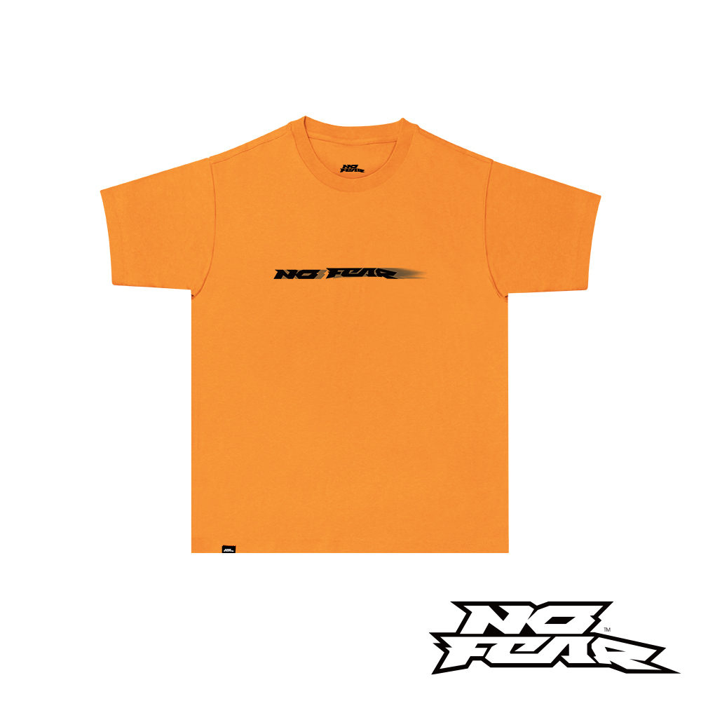 NO FEAR LIBER系列-圓領LOGO短袖T恤-黃色 NF010