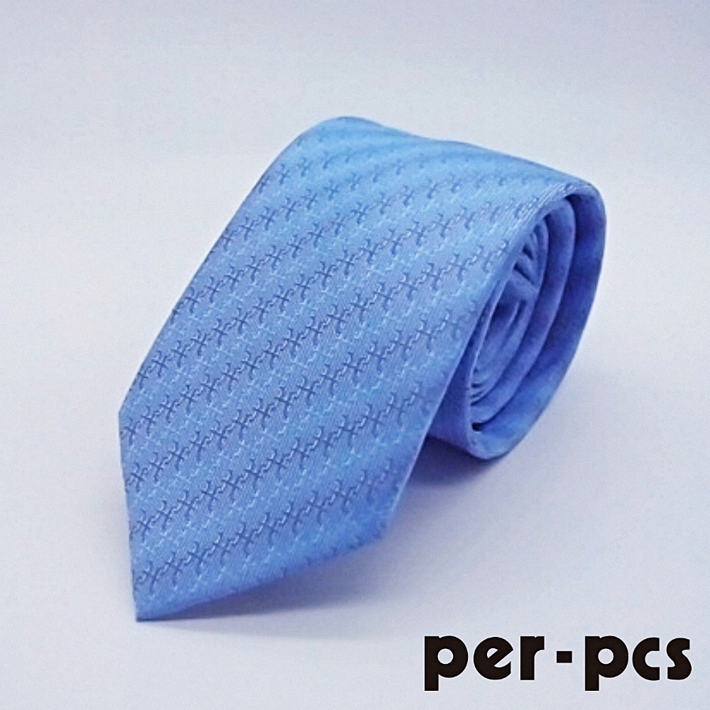 【per-pcs】英式優雅織紋質感領帶_迷霧藍(PW3012)