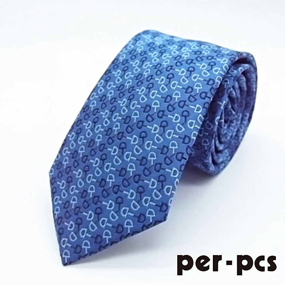【per-pcs】商務都會幾何設計領帶_深邃藍(PW3015)